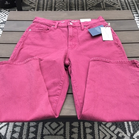 Universal thread new vintage straight jeans pink rose nwt - Picture 7 of 11